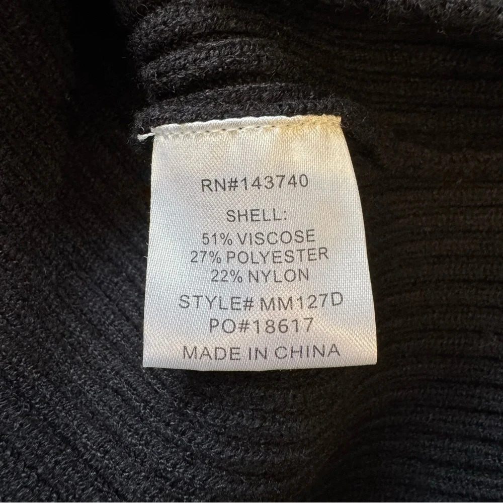 Hyacinth House Knit Sweater Dress V-Neck Long Sleeve Elegant Classy M - Picture 8 of 8